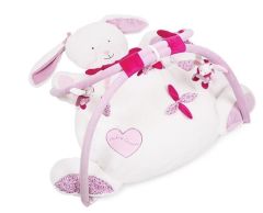 DC2711 - Tapis d'éveil de la gamme LES ACCESSOIRES DE DOUDOU -  Lapin Cerise