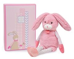 DC2766 - Doudou de la gamme LES CHOUPIDOUX - Lapin longues jambes de couleur rose