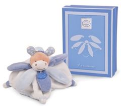 DC2790-BLEUFONCE - Mini doudou Girafe Bleu Foncé collector de la gamme J'AIME MON DOUDOU !