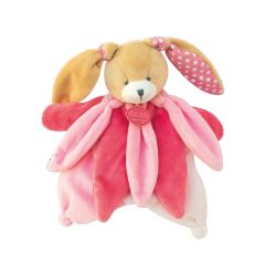 DC2799LAPINROSE - Doudou de la gamme MARIONNETTES - Lapin de couleur rose