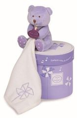 DC2810VIO - Boîte à musique de la Gamme VOL AU VENT - Ours de couleur violet