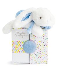 DC2821 - Lapin bleu pastel coucou doudou de la gamme TUTTI FRUTTI