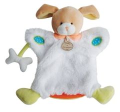 DC2900CHIEN - Doudou de la gamme marionnette - Chien Choupidoudou de couleur multicolore