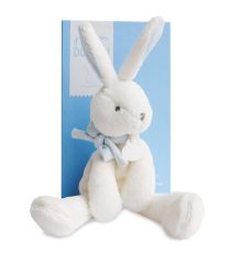 DC2911 - Lapin chic couleur bleu 25 cm de la gamme J'AIME MON DOUDOU!
