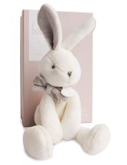 DC2912 - Lapin chic couleur taupe 25 cm de la gamme J'AIME MON DOUDOU!