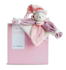 DC2920 - Doudou de la gamme J'AIME MON DOUDOU - Ours de couleur rose