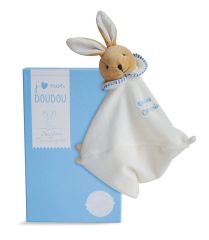 DC2924 - Doudou l'original! Lapin Bleu de la gamme J'AIME MON DOUDOU