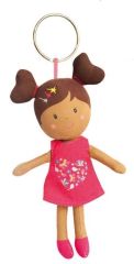 DC2933BRUNE - Porte-clés UNICEF petite poupée