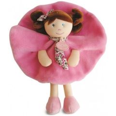 DC2941-ROSE - Doudou poupée couleur Rose de la gamme LES DEMOISELLES DOUDOU