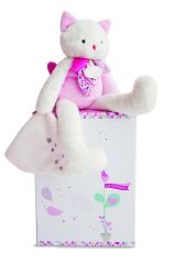 DC2968 - Doudou les gommettes - Petit Chat pantin avec son doudou