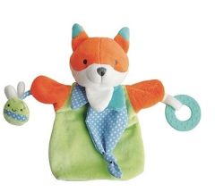DC3005RENARD - Doudou de la gamme marionnette - Renard de couleur Orange