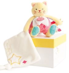 DC3021 - Pantin magique luminescent - Petit chat avec son Doudou
