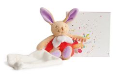 DC3025 - Pantin magique luminescent - Petit lapin avec son Doudou