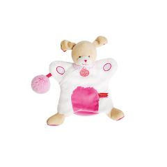 DC3050CHIEN - Doudou de la gamme MARIONNETTES Lovely Fraise - Chien