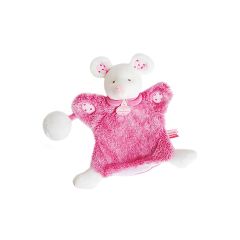 DC3050SOURIS - Doudou de la gamme MARIONNETTES Lovely Fraise - Souris