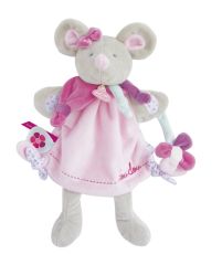DC3085 - Doudou de la gamme MARIONNETTES - Souris Pearly