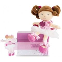 DC3130-03 - Doudou tutu – n° 3 boite couleur mauve de la gamme LES DEMOISELLES DE DOUDOUS