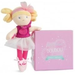 DC3130-05 - Doudou tutu – n° 5 boite couleur rose de la gamme LES DEMOISELLES DE DOUDOUS