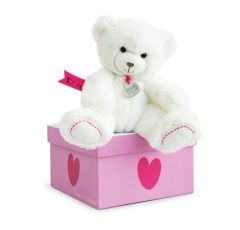DC3240 - Petit modèle Ours blanc Les bisous c'est tout doux de la gamme UNICEF