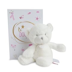 DC3272 - Pantin Ours rose 26 cm de la gamme LE DOUDOU