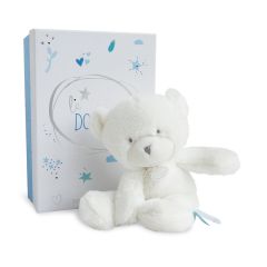 DC3273 - Pantin Ours bleu 26 cm de la gamme LE DOUDOU