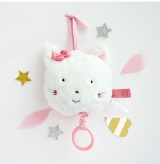 DC3331 - Boîte à musique Aussi Doux 17 cm de la gamme LES ACCESSOIRES DE DOUDOU - Chat