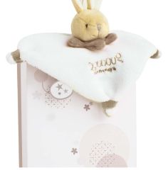 DC3385TAUPE - Doudou de la gamme MINI DOUDOU - Lapin de couleur taupe