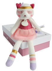DC3396 - Doudou Lapin indien Fais un vœu de la gamme LES DEMOISELLES DE DOUDOU