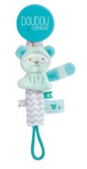 DC3425RATON - Attache-sucette Choco/menthe de la gamme LES ACCESSOIRES DE DOUDOU - Raton laveur