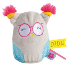 DC3429CHOUETTE - Doudou veilleuse Pomme/citron de la gamme LES ACCESSOIRES DE DOUDOU - Chouette