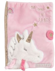 DC3441LICORNE - Protège carnet de santé de la gamme LES ACCESSOIRES DE DOUDOU - Licorne