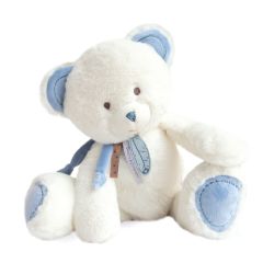 DC3475 - Doudou de la gamme ATTRAPE-RÊVE - Ours 40 cm bleu