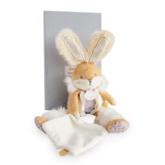 DC3485 - Pantin avec doudou de la gamme LAPIN DE SUCRE de couleur blanc