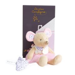 DC3506 - Doudou de la gamme LA PETITE SOURIS VA PASSER - Suzie en Tutu de taille 19 cm