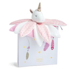 DC3547 - Doudou pétales de la gamme ATTRAPE-RÊVE - Licorne