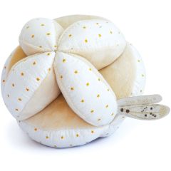 DC3558BEIGE - Accessoire de la gamme ATTRAPES RÊVES - Balles sensorielles avec hochet de couleur Beige