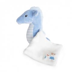 DC3653 - Doudou de la gamme SOUS L'OCEAN - HIPPOCAMPE avec doudou de couleur Bleu