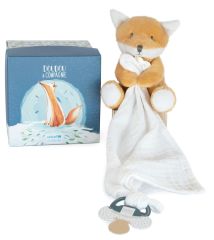 DC3786 - Pantin avec doudou attache tétine Renard de la gamme UNICEF