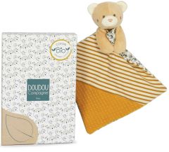 DC3840-01 - Doudou couleur moutarde de la gamme L'OURS BIO