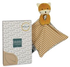 DC3841-01 - Doudou couleur moutarde de la gamme LE RENARD BIO