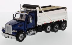 DCM71073 - Camion Benne cabine couleur Bleue - PETERBILT 567