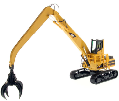 DCM85080 - CATERPILLAR 345B pelle de manutention accompagnée d'une figurine