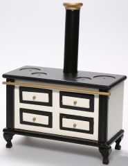 DELVIC078 - Accessoire de maison de poupée cuisinière miniature de dimension 10,7 x 5 x 13,8 cm