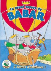 DVD du dessin animé Babar Le grand voyage de Babar