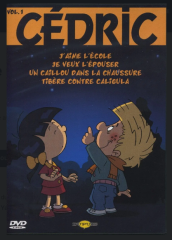 DVD-MTDUP03 - DVD du dessin animé Cédric 4 episodes Un caillou dans la chaussure-Je veux l'épouser-J'aime l'école-Tibère contre Caligula