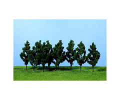 HEK1220 - Décor pour diorama - 10 Peupliers de 9cm