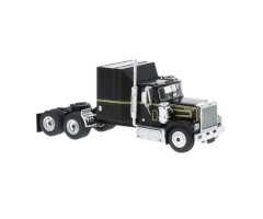 IXO64TR007 - Camion solo de 1980 couleur noir – GMC General 6x2