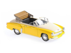 MXC940015931 - Voiture cabriolet de 1958 couleur jaune et blanche – WARTBURG A311