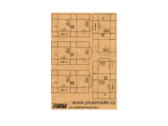 PLS009 - Ensemble en de 5 cartons de l'US army à assembler de dimensions 20x20x10mm pour maquette