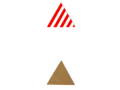 PMAA-208 - Panneau triangulaire 1.9 x 1.65 cm